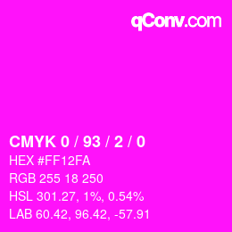 Color code: CMYK 0 / 93 / 2 / 0 | qconv.com