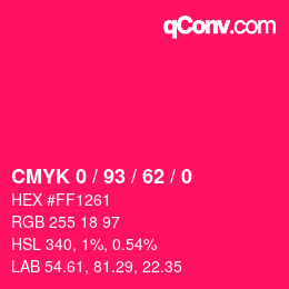 Color code: CMYK 0 / 93 / 62 / 0 | qconv.com