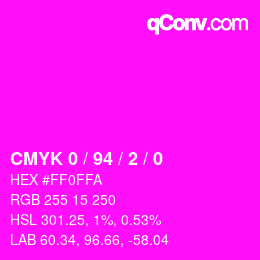 Color code: CMYK 0 / 94 / 2 / 0 | qconv.com