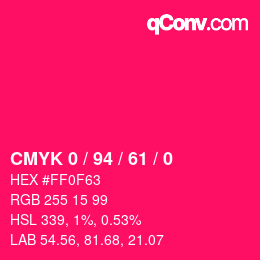 Color code: CMYK 0 / 94 / 61 / 0 | qconv.com