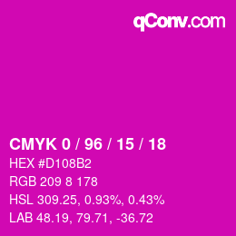 Color code: CMYK 0 / 96 / 15 / 18 | qconv.com