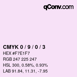 Color code: CMYK 0 / 9 / 0 / 3 | qconv.com