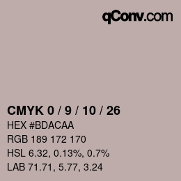 Color code: CMYK 0 / 9 / 10 / 26 | qconv.com