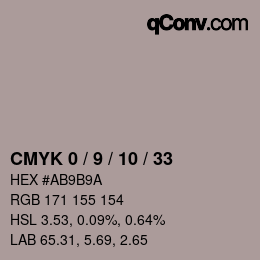 Código de color: CMYK 0 / 9 / 10 / 33 | qconv.com