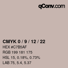 Color code: CMYK 0 / 9 / 12 / 22 | qconv.com