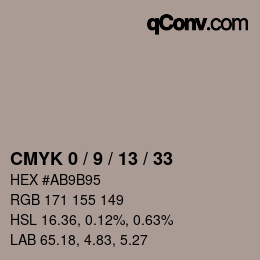 Color code: CMYK 0 / 9 / 13 / 33 | qconv.com