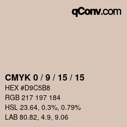 Color code: CMYK 0 / 9 / 15 / 15 | qconv.com