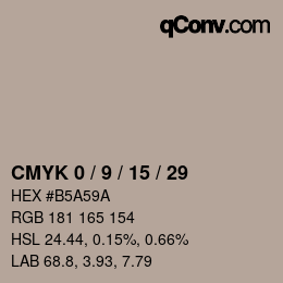 Color code: CMYK 0 / 9 / 15 / 29 | qconv.com