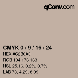 Color code: CMYK 0 / 9 / 16 / 24 | qconv.com