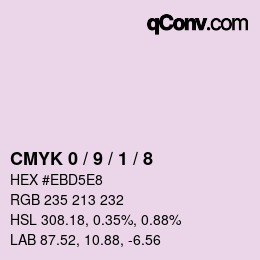 Código de color: CMYK 0 / 9 / 1 / 8 | qconv.com