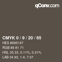 Color code: CMYK 0 / 9 / 20 / 65 | qconv.com