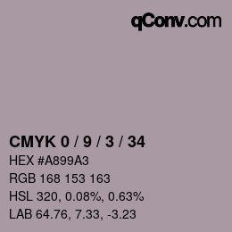 Color code: CMYK 0 / 9 / 3 / 34 | qconv.com