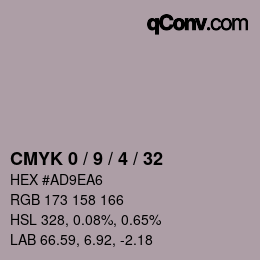Color code: CMYK 0 / 9 / 4 / 32 | qconv.com