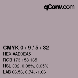 Color code: CMYK 0 / 9 / 5 / 32 | qconv.com