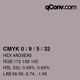 Color code: CMYK 0 / 9 / 5 / 32 | qconv.com