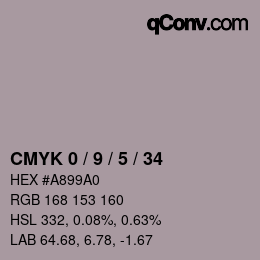 Color code: CMYK 0 / 9 / 5 / 34 | qconv.com