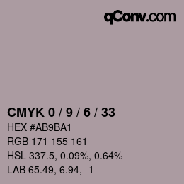 Color code: CMYK 0 / 9 / 6 / 33 | qconv.com