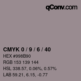 Color code: CMYK 0 / 9 / 6 / 40 | qconv.com