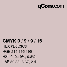 Color code: CMYK 0 / 9 / 9 / 16 | qconv.com