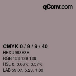 Color code: CMYK 0 / 9 / 9 / 40 | qconv.com