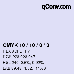 Color code: CMYK 10 / 10 / 0 / 3 | qconv.com