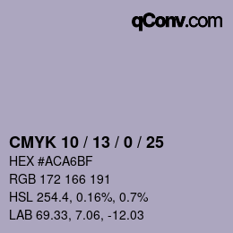 Color code: CMYK 10 / 13 / 0 / 25 | qconv.com