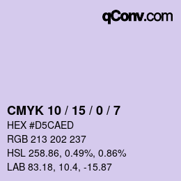 Color code: CMYK 10 / 15 / 0 / 7 | qconv.com