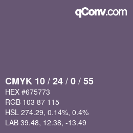 カラーコード: CMYK 10 / 24 / 0 / 55 | qconv.com