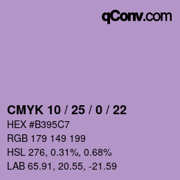 Color code: CMYK 10 / 25 / 0 / 22 | qconv.com