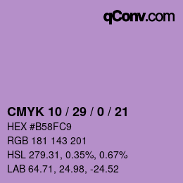 カラーコード: CMYK 10 / 29 / 0 / 21 | qconv.com