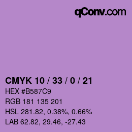 Color code: CMYK 10 / 33 / 0 / 21 | qconv.com