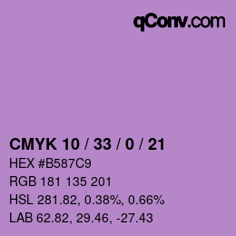 Color code: CMYK 10 / 33 / 0 / 21 | qconv.com