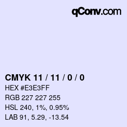 Color code: CMYK 11 / 11 / 0 / 0 | qconv.com