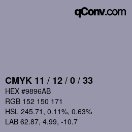 Color code: CMYK 11 / 12 / 0 / 33 | qconv.com