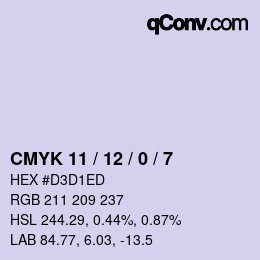 Color code: CMYK 11 / 12 / 0 / 7 | qconv.com