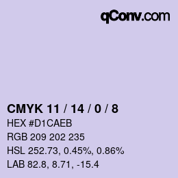 Color code: CMYK 11 / 14 / 0 / 8 | qconv.com