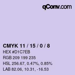 Color code: CMYK 11 / 15 / 0 / 8 | qconv.com