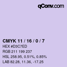 Color code: CMYK 11 / 16 / 0 / 7 | qconv.com