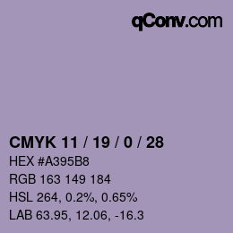 Código de color: CMYK 11 / 19 / 0 / 28 | qconv.com