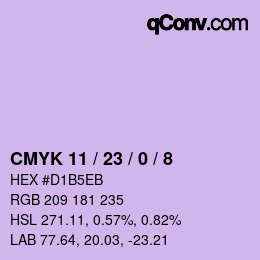 カラーコード: CMYK 11 / 23 / 0 / 8 | qconv.com