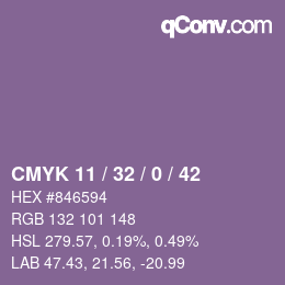 颜色代码: CMYK 11 / 32 / 0 / 42 | qconv.com