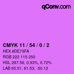 Color code: CMYK 11 / 54 / 0 / 2 | qconv.com