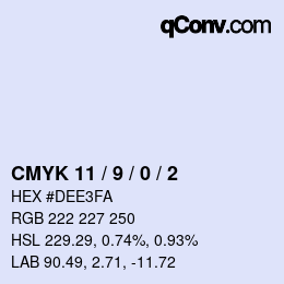 Color code: CMYK 11 / 9 / 0 / 2 | qconv.com