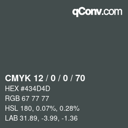 颜色代码: CMYK 12 / 0 / 0 / 70 | qconv.com