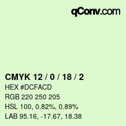 Color code: CMYK 12 / 0 / 18 / 2 | qconv.com