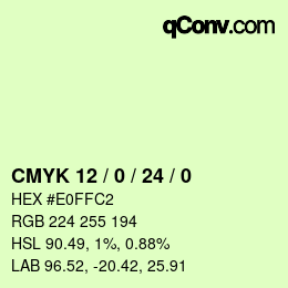 Color code: CMYK 12 / 0 / 24 / 0 | qconv.com