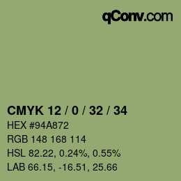 Color code: CMYK 12 / 0 / 32 / 34 | qconv.com