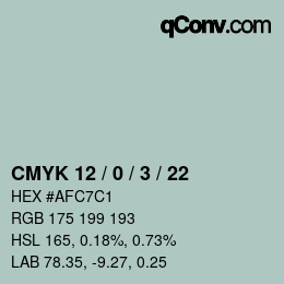 カラーコード: CMYK 12 / 0 / 3 / 22 | qconv.com