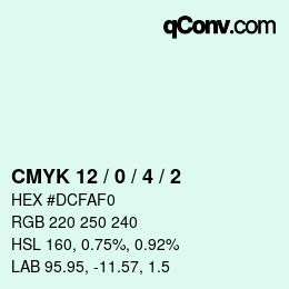 Color code: CMYK 12 / 0 / 4 / 2 | qconv.com