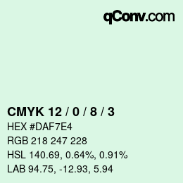 Color code: CMYK 12 / 0 / 8 / 3 | qconv.com